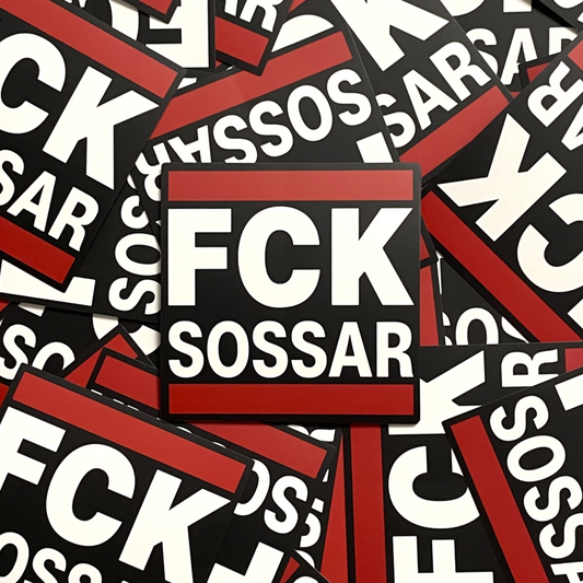 Klistermärke 'FCK SOSSAR'